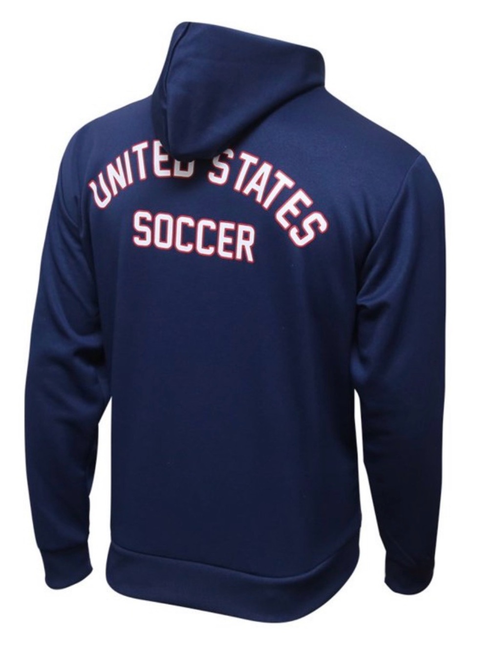 US Soccer USA Full Zip Hoodie Jacket Navy Red Men’s Small USMNT